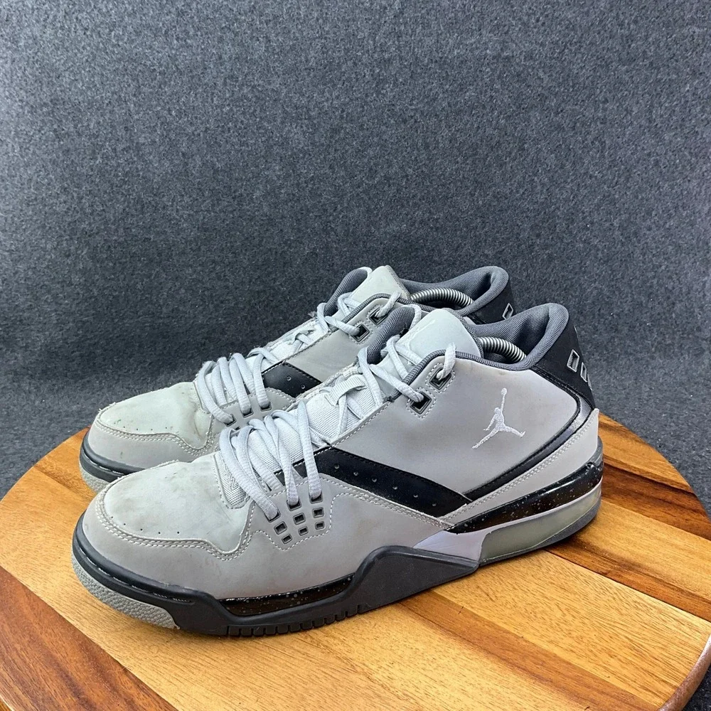 Jordan Flight 23 Wolf Grey Pure Platinum Black Mens 11.5 Athletic Sneaker